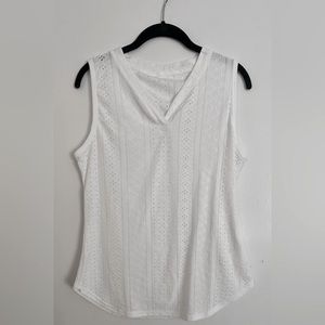 Light White Tank Top